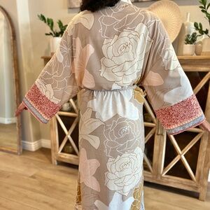 World Market Flower Robe